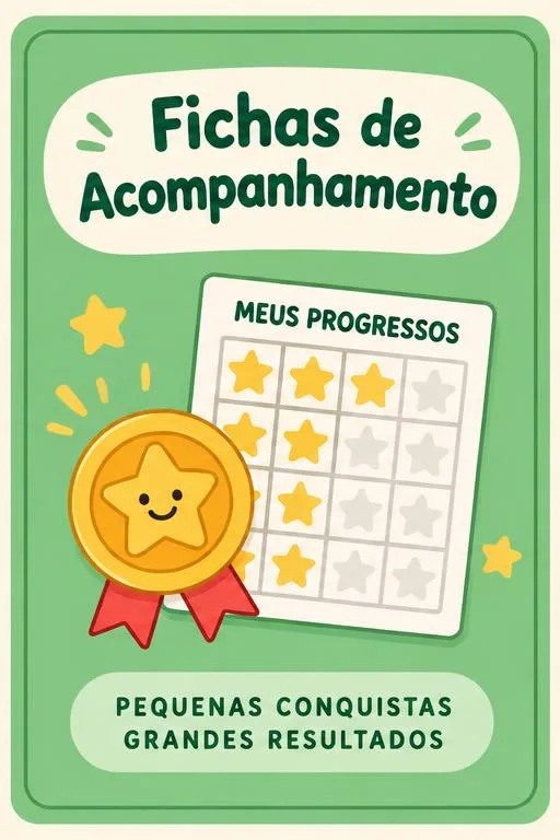 Fichas de Acompanhamento e Medalhas de Progresso